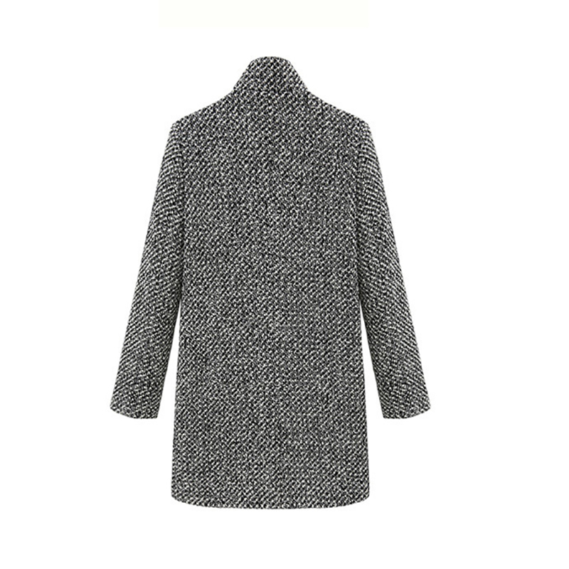 Autumn Winter Suit Blazer Women 2018 Formal Woolen Jackets Work Office Lady Long Sleeve Blazer Outerwear