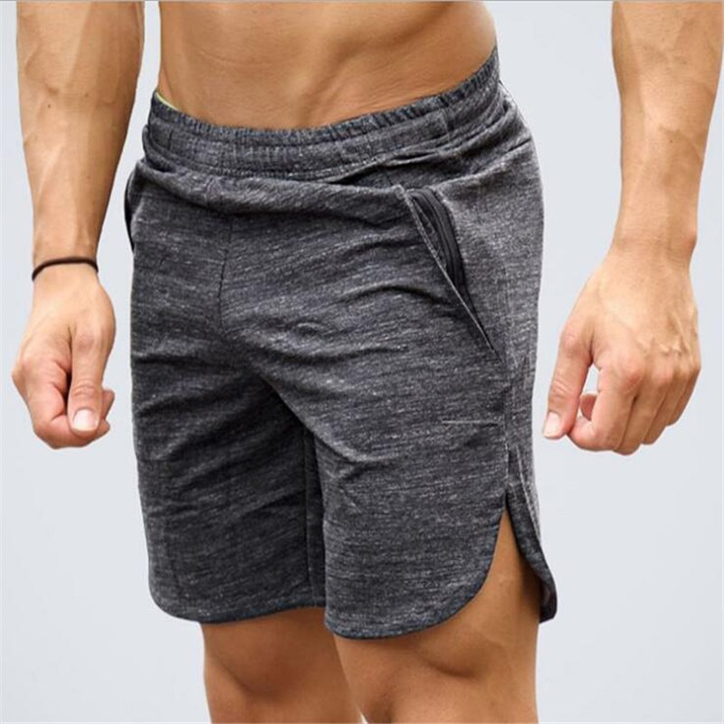 New Fashion Men Sporting Beaching Shorts Trousers Cotton Bodybuilding Sweatpants Fitness Short Jogger Casual Gyms Men Shorts