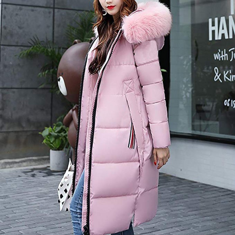 Women's Long Down Jacket Overcoat